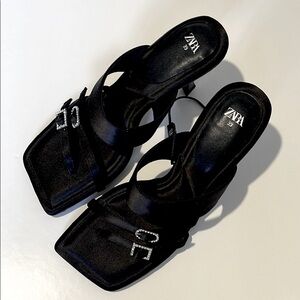 Zara Black Women's Sandals
